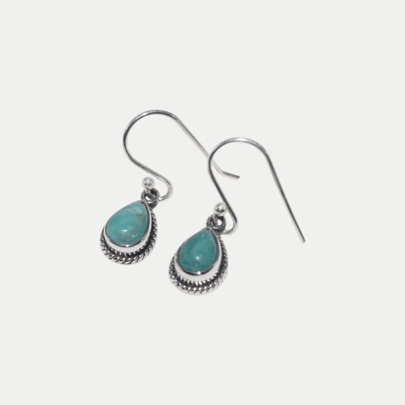 Boucle d'oreille Théa Amazonite