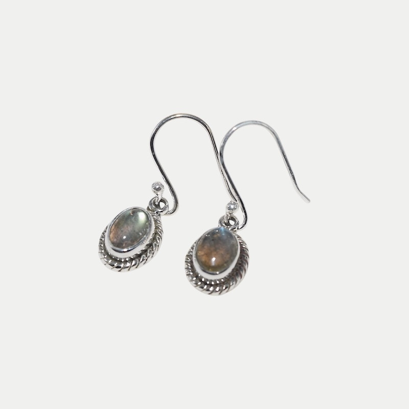 Boucle d'oreille Léa Labradorite