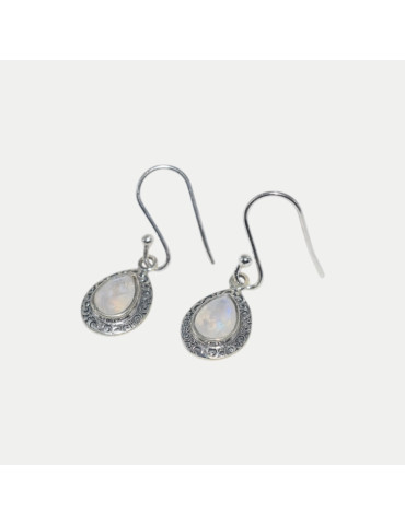 Boucle d'oreille Alohi Pierre de Lune