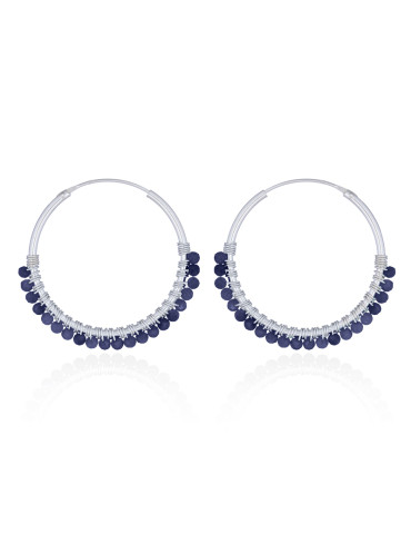 Boucles d'oreilles Yuliana Lapis Lazuli