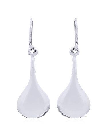 Boucles d'oreilles toute argent