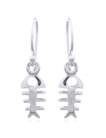 Boucles d'oreilles toute argent