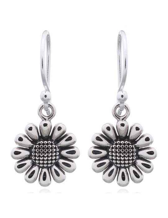 Boucles d'oreilles toute argent