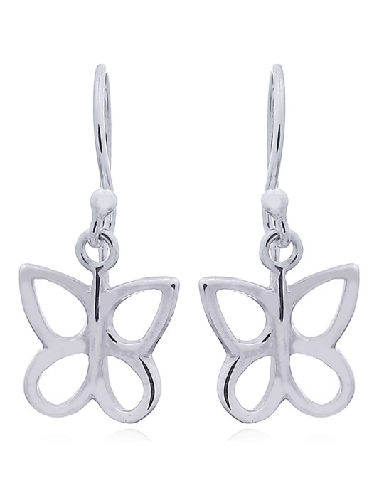 Boucles d'oreilles toute argent