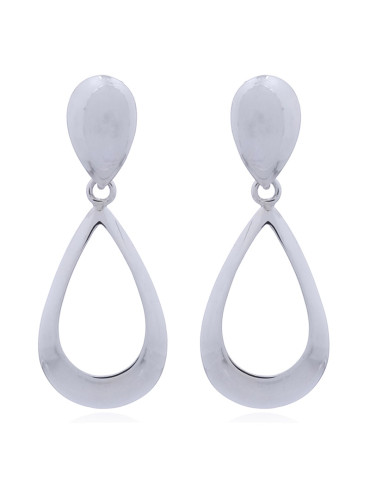 Boucles d'oreilles toute argent
