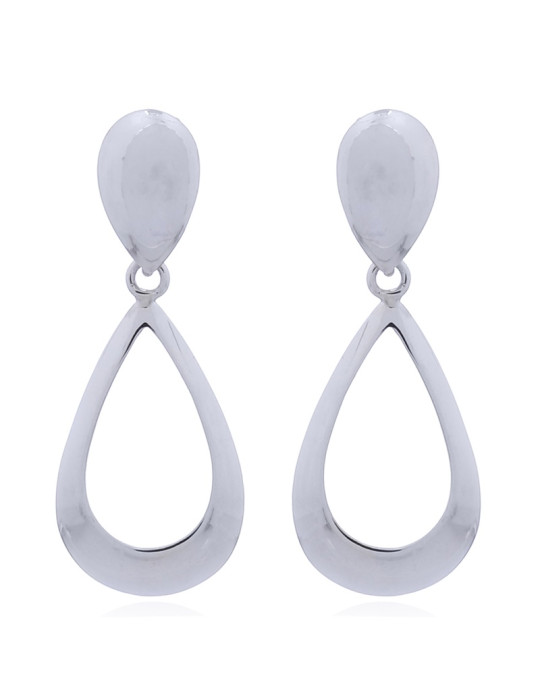 Boucles d'oreilles toute argent