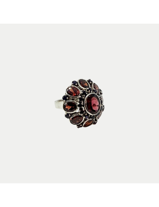 Bague Grenat Saphir