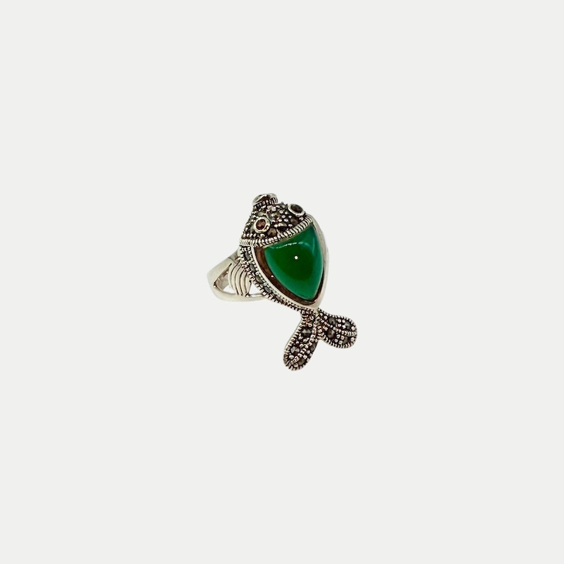 Bague Onyx Verte