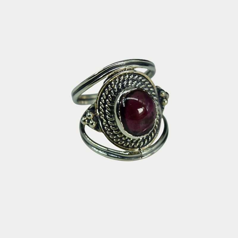 Bague Namasté Grenat