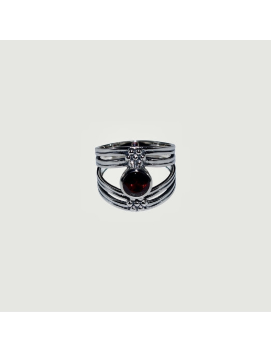 Bague Charlotte Grenat