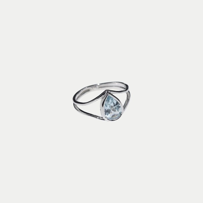 Bague Teena Topaz Bleu