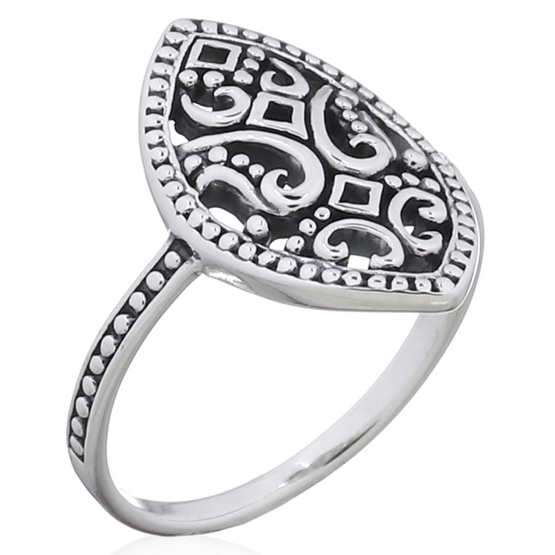 Bague toute argent