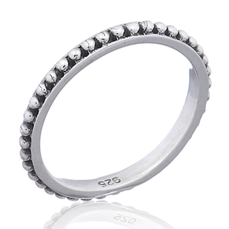 Bague toute argent