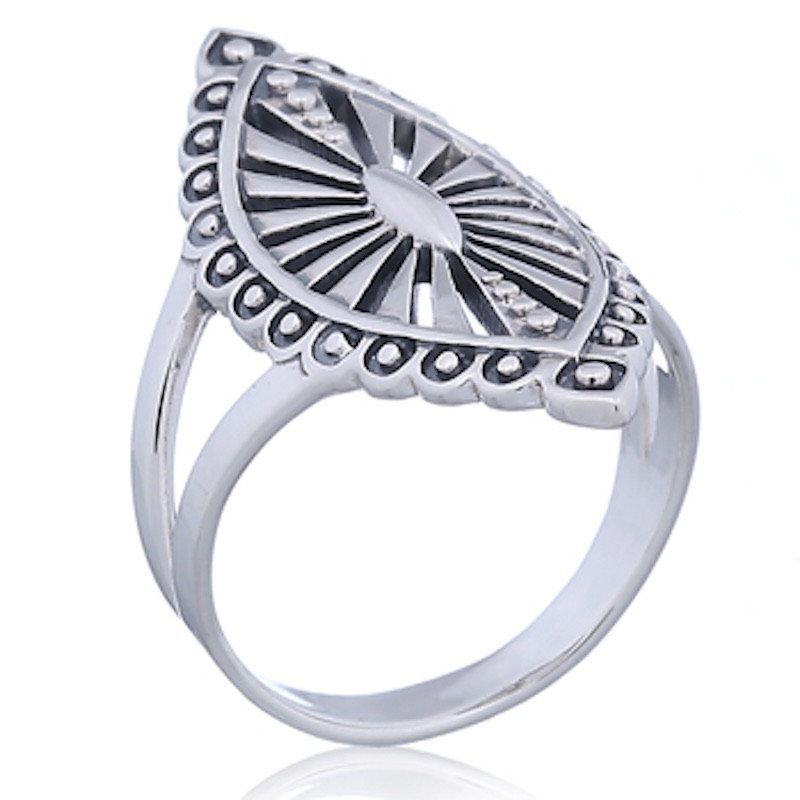 Bague toute argent