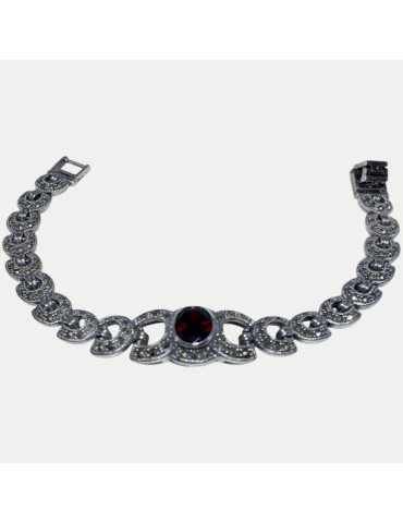 Bracelets Grenat Marcassite