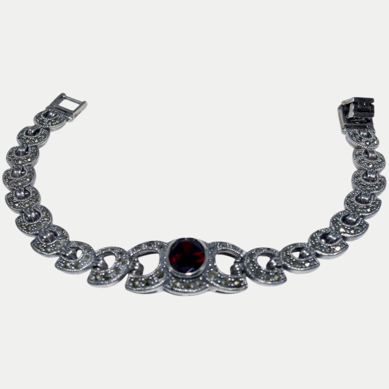 Bracelets Grenat Marcassite