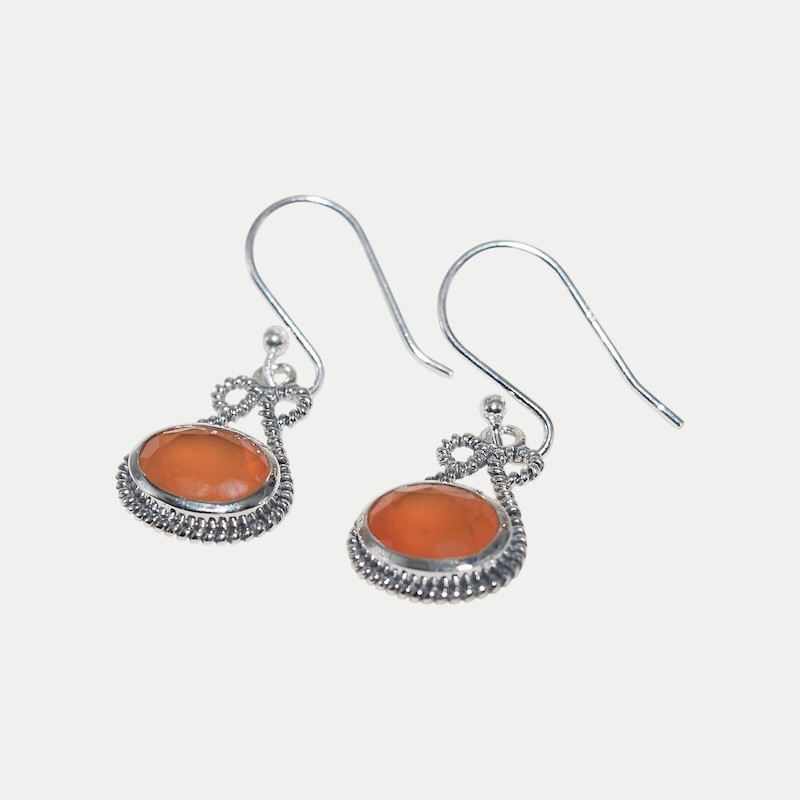Boucle d'oreille Rahel Cornaline