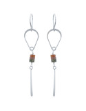 Boucles d'oreilles Mahina Perle Blanche
