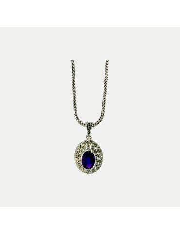 Pendentifs Améthyste Marcassite