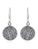 Boucles d'oreilles toute argent