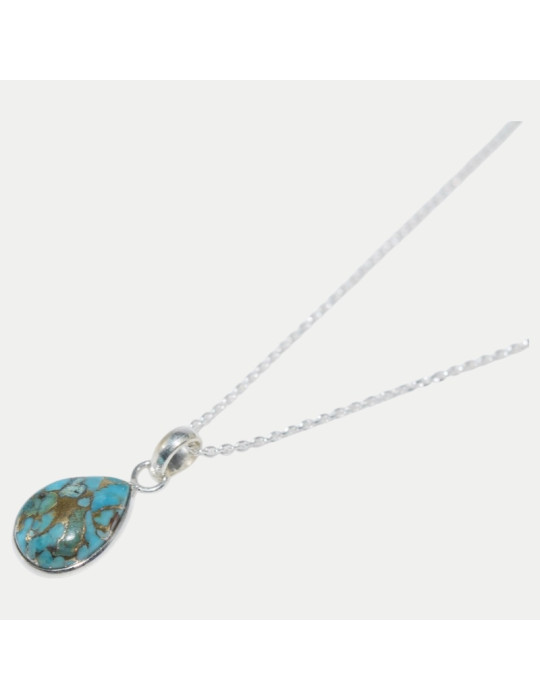 Collier Jade Turquoise cooper