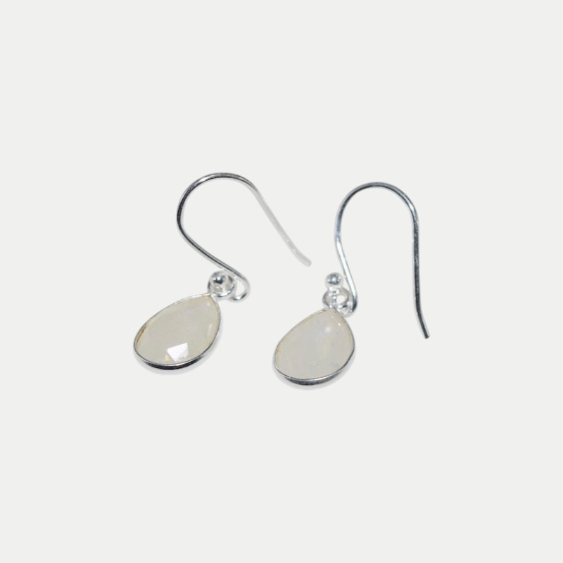 Boucle d'oreille Iris Pierre de Lune
