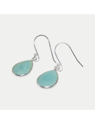 Boucle d'oreille Jade Amazonite