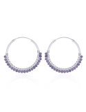 Boucles d'oreilles Perle blanche