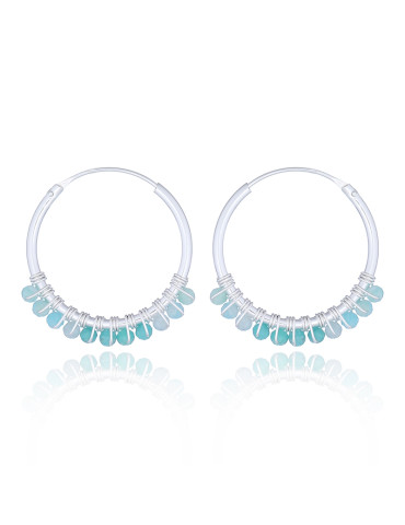 Boucles d'oreilles Yuli Amazonite