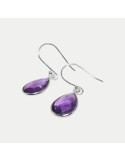 Boucle d'oreille Iris Turquoise cooper