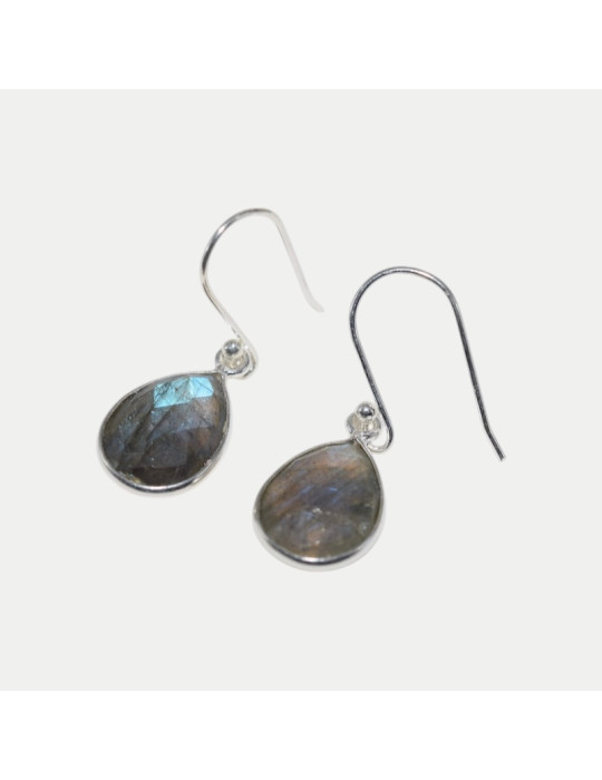Boucle d'oreille Jade Labradorite