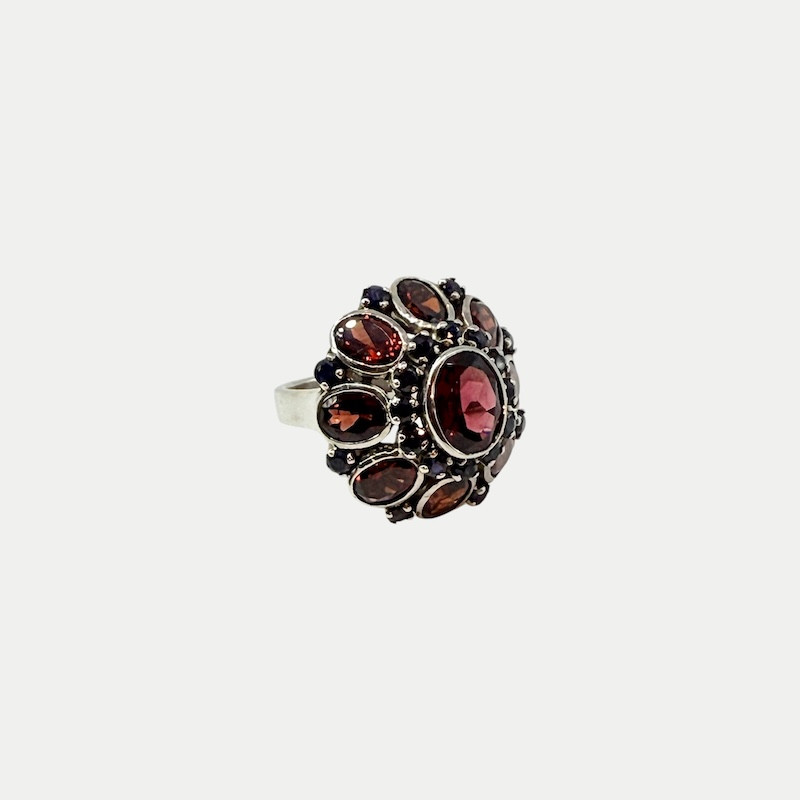 Bague Grenat Saphir