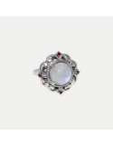 Bague Namasté Grenat