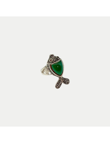 Bague Onyx Verte