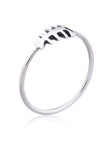 Bague toute argent