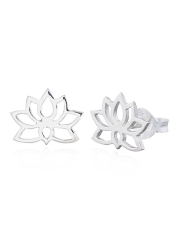 Boucles d'oreilles toute argent