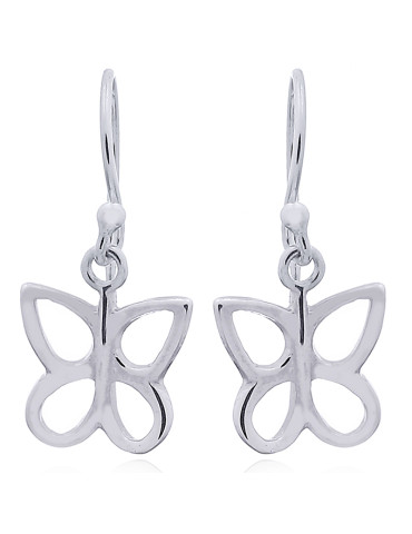 Boucles d'oreilles toute argent