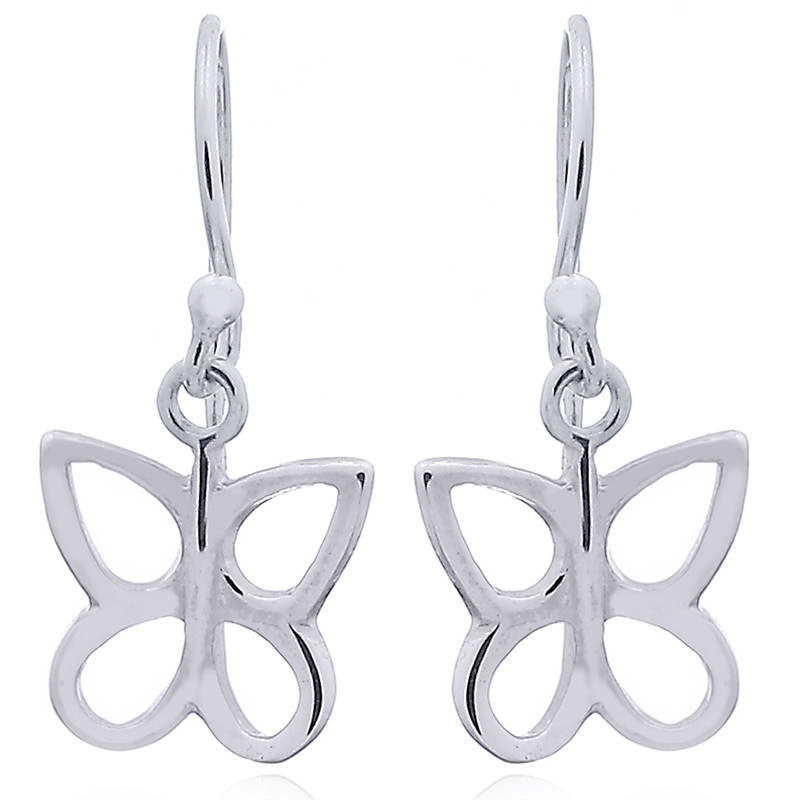 Boucles d'oreilles toute argent