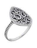 Bague toute argent