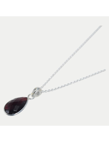Collier Jade Grenat