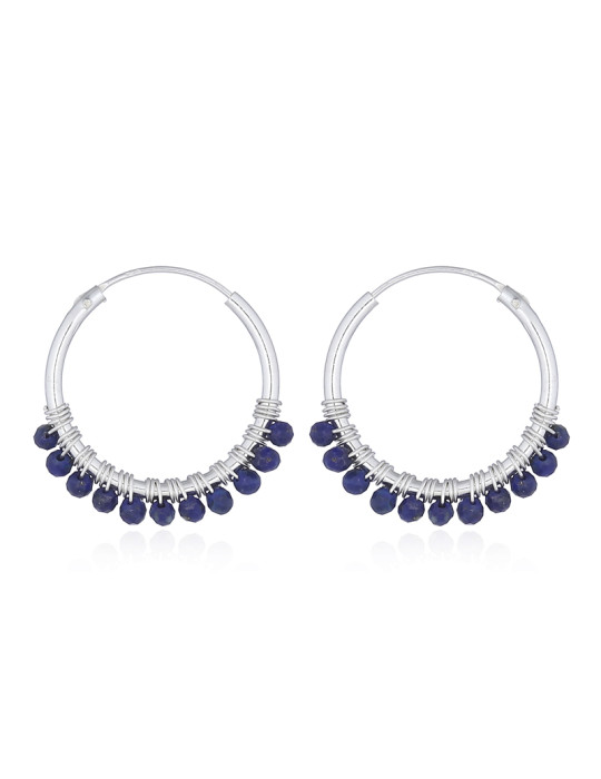 Boucles d'oreilles Yuli Lapis Lazuli