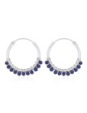 Boucles d'oreilles Yuli Multi pierres