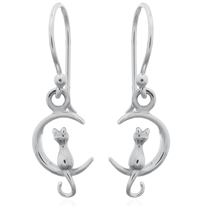 Boucles d'oreilles toute argent