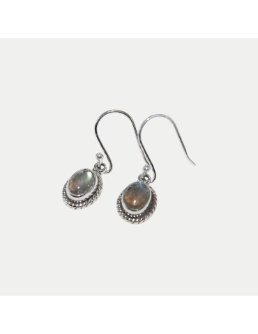 Boucle d'oreille Léa Labradorite