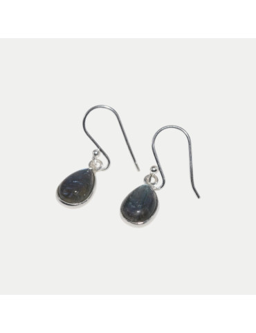 Boucle d'oreille Iris Labradorite