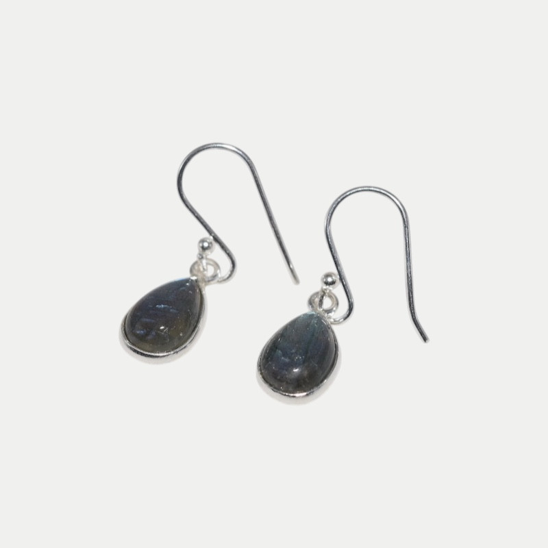 Boucle d'oreille Iris Labradorite