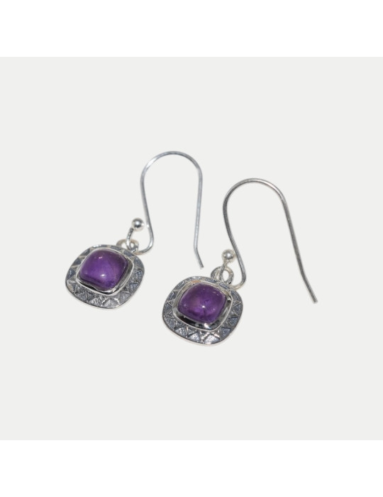 Boucle d'oreille Nina Améthyste