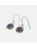 Boucle d'oreille Nina Malachite