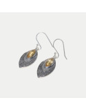 Boucle d'oreille Milani Topaz Bleu