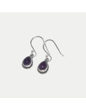 Boucles d'oreilles Perles blanche Marcassite